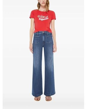 Mother T-Shirt The Itty Bitty Ringer - Blue