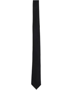 Lardini Wool-Blend Tie - Black