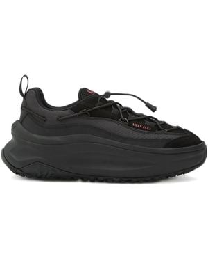 Moon Boot Lace-Up Platform Trainers - Black