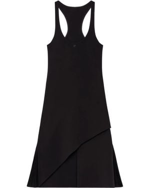 Courreges Vestido midi Infinity - Negro