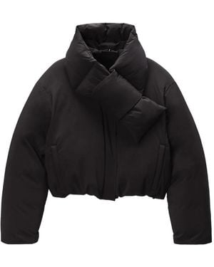 Alexander Wang Piumino Crop - Nero