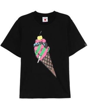 ICECREAM Graphic-Print T-Shirt - Black