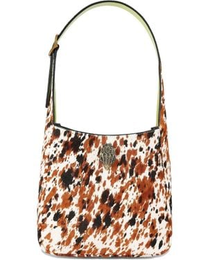 Kurt Geiger Embellished Leather Satchel - White