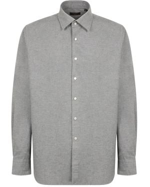 Slowear Buttoned Long-Sleeve Shirt - Grey