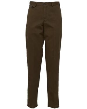 PT Torino Liam Cotton Drill Trousers - Brown