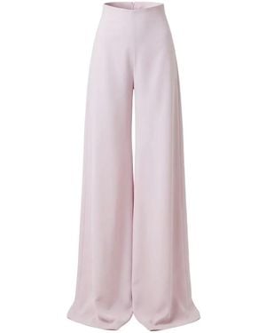 Gemy Maalouf High-Waisted Flared Trousers - Pink