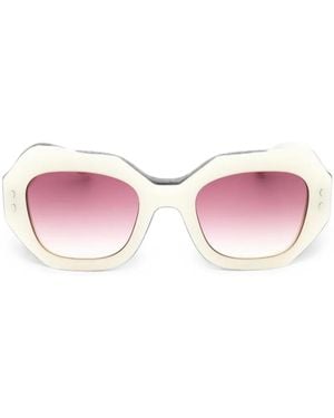 Isabel Marant Square-Frame Sunglasses - Pink