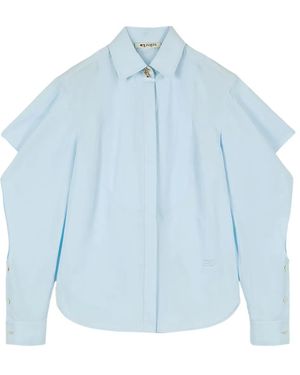 Ports 1961 Balloon-Sleeved Shirt - Blue