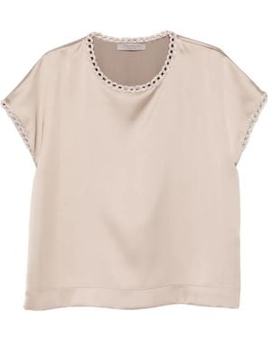 D.exterior Blusa Girocollo - Neutro