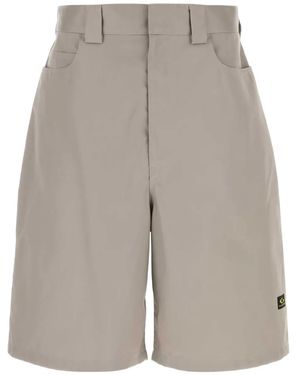 Balenciaga Cotton Bermuda Shorts - Gray