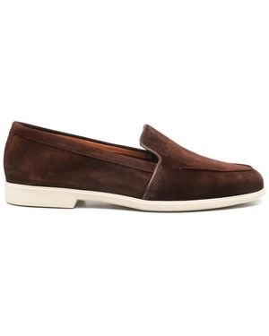 Santoni Malibu Slip-On Loafers - Bruin