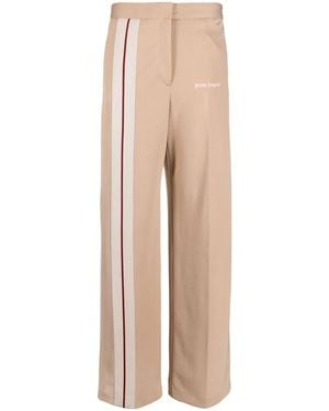 Palm Angels Logo-Print Leg Pants - Multicolor