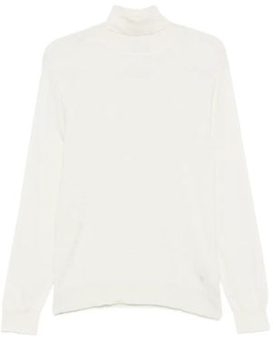 Manuel Ritz Pullover Mit Rollkragen - Weiß