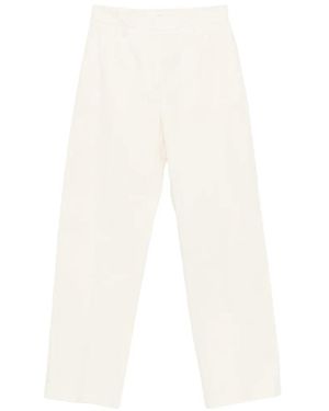 Jil Sander Cotton Trousers - White