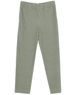 Homme Plissé Issey Miyake Pleated Trousers - Green