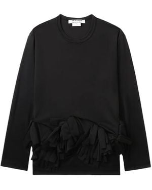 Comme des Garçons Haut À Volants - Noir
