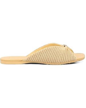 Loewe Pebble Soft Slides - Natural