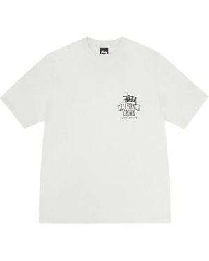 Stussy California Grown Pigment-Dyed T-Shirt - White