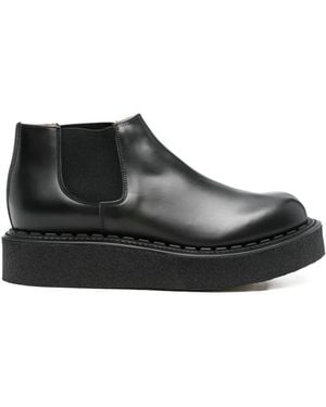 Comme des Garçons Platform Chelsea Boots - Black