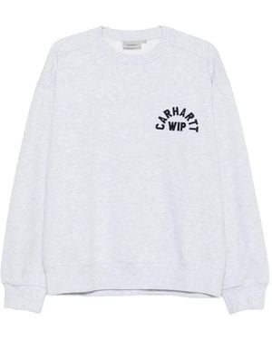 Carhartt Logo-Patch Sweatshirt - White