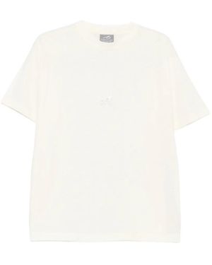 Balenciaga Camiseta Con Logo Estampado - Blanco