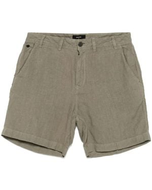 Superdry Washed Linen Shorts - Grey