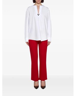 Valentino Garavani Cady Couture Trousers - Red