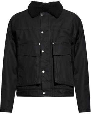 DSquared² Faux Fur-Collar Bomber Jacket - Black