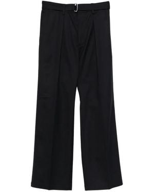 Attachment Pleated Pants - Black
