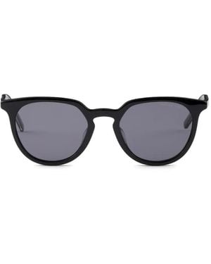 Prada Gafas De Sol Con Placa De Metal Icónica - Negro