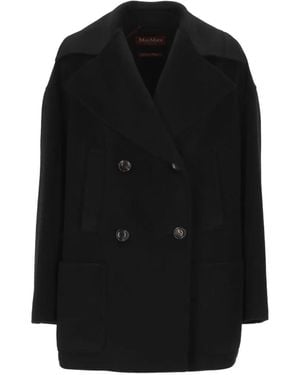 Max Mara Double-Breasted Jacket - Black