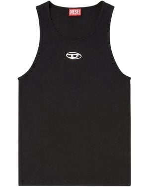 新品最安値 DIESEL T Lifty D ノースリーブTシャツ ロゴ DIESEL T Lifty D ノースリーブTシャツ ロゴ クルーネック 新品