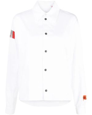 Heron Preston Blouse Met Logopatch - Wit