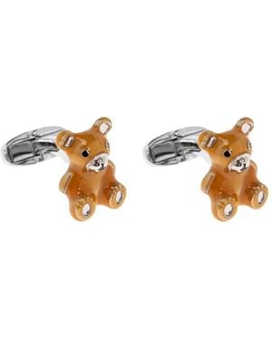 Paul Smith Teddy Bear Cufflinks - Metallic