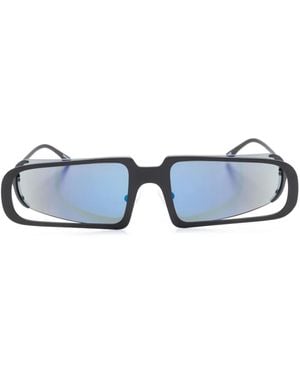 Henrik Vibskov Link Square-Frame Sunglasses - Blue