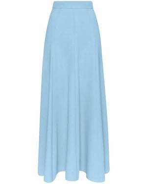 Oscar de la Renta Falda larga acampanada - Azul