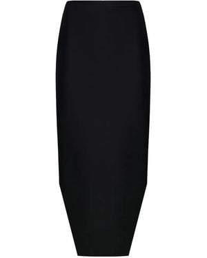 Givenchy Front Kick Midi Skirt - Blue