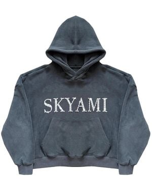 77 Studios Skyami Rhinestone-Embellished Hoodie - Blue