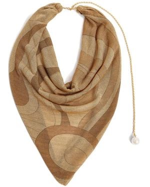 PUCCI Schal Mit Marmo-Print - Natur