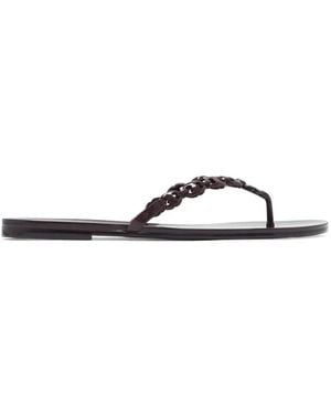 Tory Burch Gemini Link Jelly Flip-Flops - White