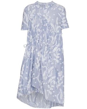 Henrik Vibskov Bon Chalant Fil-Coupé Dress - Blue