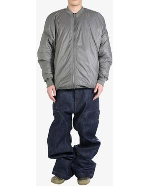 Rick Owens Padded Bomber Jacket - グレー