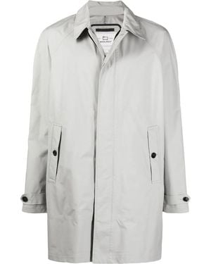 Woolrich Oversized Shirt Coat - Gray