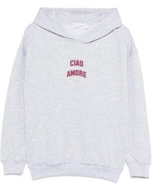 Giada Benincasa Klassischer Hoodie - Weiß