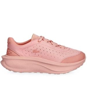 Lacoste Zapatillas New Run Active Con Parche Del Logo Y Perforaciones - Rosa