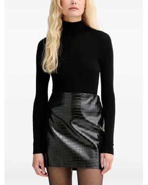 Isabelle Blanche Pullover mit Rollkragen - Schwarz