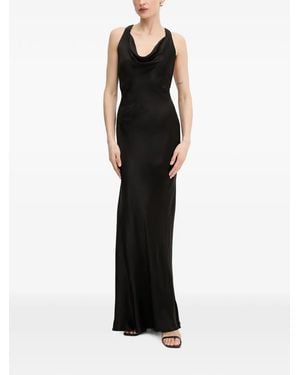 Bardot Anouk Cowl-Neck Backless Maxi Dress - Black