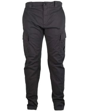 C.P. Company Logo Patch Cargo Trousers - Grey