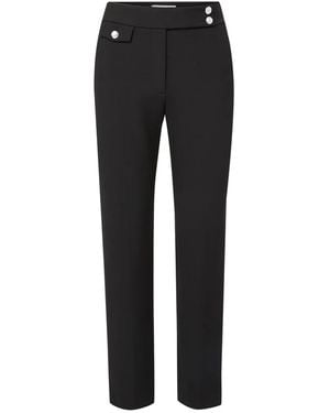Veronica Beard Button-Detailed Pants - Black