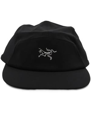 Arc'teryx Logo-Embroidered Panelled Cap - Black
